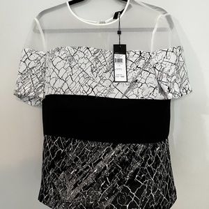 BCBG MAXAZRIA-BLACK TOP